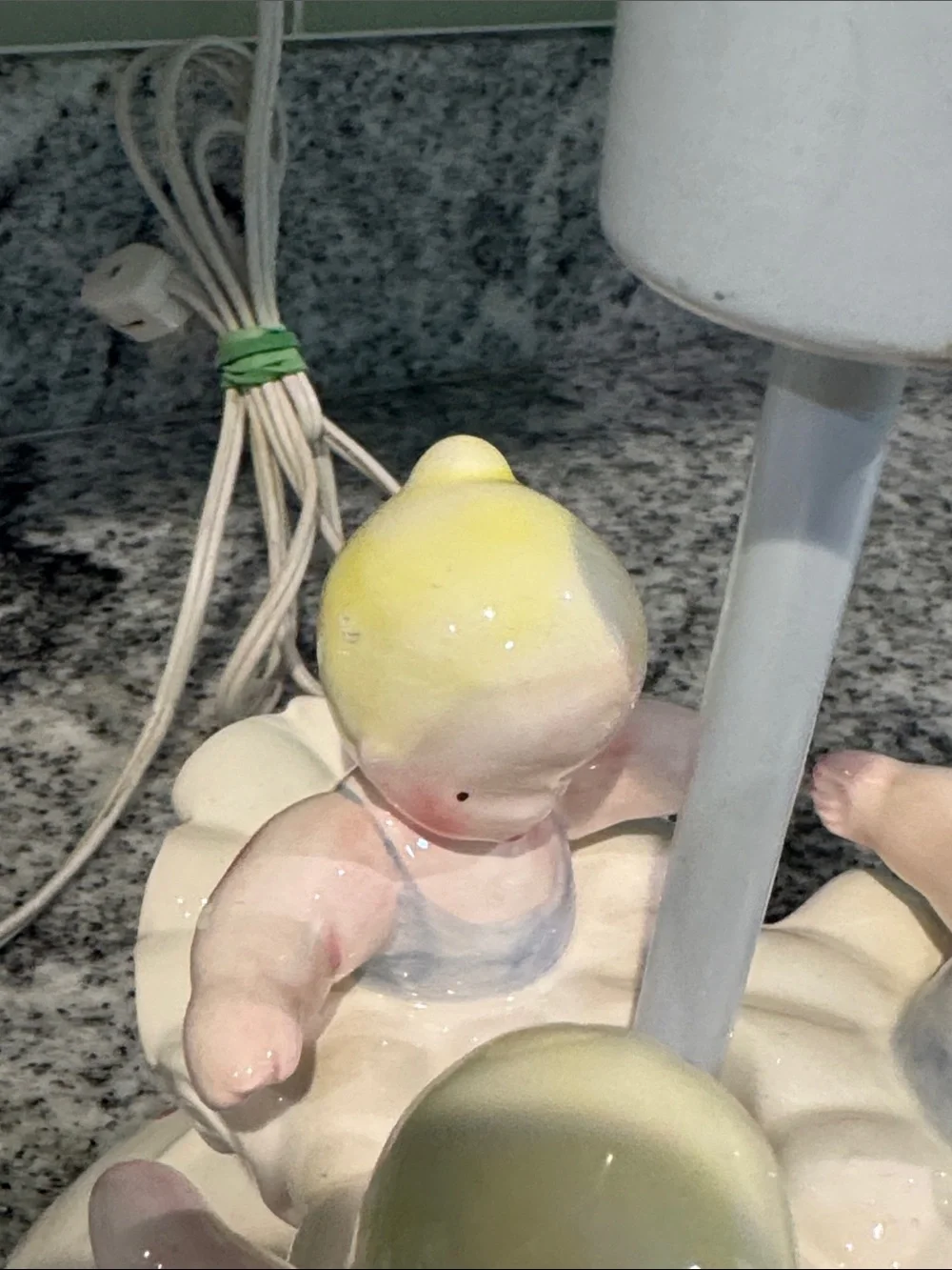 Vintage nursery or little girl bedroom lamp with three precious ballerinas!